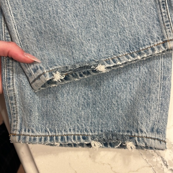 NWT Agolde Criss Cross Upsized Jean in Suburbia - Picture 9 of 12